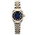 Rolex Orologio combinazione da donna Datejust con quadrante blu ombre originale e diamanti