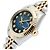 Rolex Orologio combinazione da donna Datejust con quadrante blu ombre originale e diamanti - vista 11