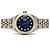Rolex Orologio combinazione da donna Datejust con quadrante blu ombre originale e diamanti - vista 19