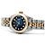 Rolex Orologio combinazione da donna Datejust con quadrante blu ombre originale e diamanti - vista 21
