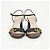 Gucci Sandali mid-heel da donna GG Marmont in pelle Nero - vista 4