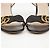 Gucci Sandali mid-heel da donna GG Marmont in pelle Nero - vista 5