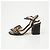 Gucci Sandali mid-heel da donna GG Marmont in pelle Nero - vista 6