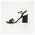 Gucci Sandali mid-heel da donna GG Marmont in pelle Nero - vista 9
