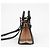 Burberry Borsa Tote a Spalla per Neonati House Check Banner in Pelle Nero - vista 6