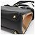 Burberry Borsa Tote a Spalla per Neonati House Check Banner in Pelle Nero - vista 8
