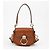 Chloé Picca Borsa Tote in Pelle Borsa a Tracolla Marrone - vista 2