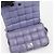 Bottega Veneta Bolsa de Ombro Cassette Acolchoada Purple Roxo - vista 9