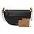 Burberry Mini borsa a tracolla in pelle con zip Olympe Black Nero