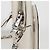 Prada Double Mini Bag in Pelle Saffiano con Logo Triangle Bianco - vista 6
