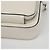 Prada Double Mini Bag in Pelle Saffiano con Logo Triangle Bianco - vista 9