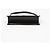 Prada Mini borsa spazzolata con logo triangolare nera Nero - vista 6