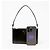 Prada Mini borsa spazzolata con logo triangolare nera Nero - vista 7