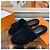 Hermès Pantofole Izmir in shearling Nero - vista 6