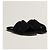 Hermès Pantofole Izmir in shearling Nero - vista 9
