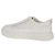 Moncler Sneakers Altive Nubuck Suede White Bianco - vista 3