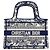 Dior Mini Book Tote Tuileries Blue