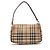 Burberry Borsa a tracolla Haymarket Mini Pouch Marrone - vista 3