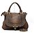 Chloé Marcie Large Python Tote Bag und Schultertasche in Dunkelbraun