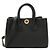 Burberry Mini borsa in pelle a scacchi Vermonji Nero