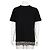 Dior Überlagertes Herren-T-Shirt aus schwarzer Oblique-Baumwolle