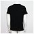 Alexander Mcqueen T-shirt a maniche corte in cotone nero con stampa a teschio - vista 4