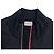 Moncler Giacca in cotone con zip e rifiniture tricolore Blu - vista 5