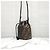 Fendi Mini Borsa Secchiello in Pelle Montrezzo Brown Marrone - vista 2