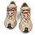 Gucci Sneakers Run in pelle Ebony beige da uomo Marrone