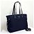 Prada Borsa Shopper in Nylon con Logo Triangolare Borsa a Tracolla Navy Blu - vista 3