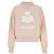 Isabel Marant Velours-Logo-Sweatshirt Pale Rose Pink