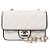 Chanel Borsa a tracolla matelassé bianca con catena Bianco