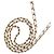 Chanel Borsa a tracolla matelassé bianca con catena Bianco - vista 10