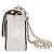 Chanel Borsa a tracolla matelassé bianca con catena Bianco - vista 2