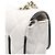 Chanel Borsa a tracolla matelassé bianca con catena Bianco - vista 7