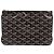 Goyard Borsa a Pochette Sena PM da Donna Nera Nero
