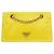 Prada Borsa a tracolla con catena in nylon giallo