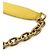 Prada Borsa a tracolla con catena in nylon giallo - vista 10