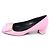 Roger Vivier Décolleté Trombetta in Vernice Rosa da Donna - vista 4