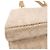 Fendi Mini mala tote Juka em lã bege Marrom - vista 8