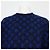 Louis Vuitton Herren-Pullover Sweatshirt aus Monogramm-Jacquard in Navy Blau - Ansicht 2