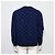 Louis Vuitton Herren-Pullover Sweatshirt aus Monogramm-Jacquard in Navy Blau - Ansicht 4