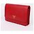 Prada Borsa Crossbody WOC Mirror Rossa in Saffiano Rosso - vista 3