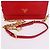Prada Borsa Crossbody WOC Mirror Rossa in Saffiano Rosso - vista 5