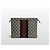 Gucci Clutch GG Supreme Canvas Web Beige Marrone - vista 2