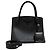 Prada Borsa Tote Saffiano Monochrome Borsa a Tracolla Nera Nero
