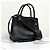 Prada Borsa Tote Saffiano Monochrome Borsa a Tracolla Nera Nero - vista 4