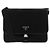 Prada Borsa a tracolla in nylon con logo triangolare Nero