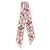 Prada Skinny Scarf in Twill di Seta Rosa