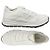 Prada Baskets en maille avec logo triangle White Blanc